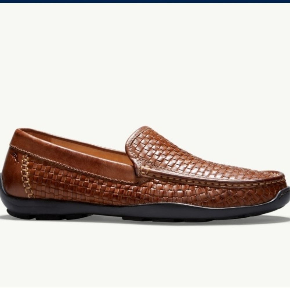 Tommy Bahama -Orson Woven Leather Venetian Drivers